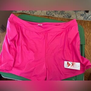 Lands' End Bright Pink Active Swim Shorts Women’s size 20